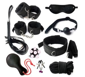 Jouet de bondage sexuel bdsm menottes de retenue menottes sexe dés bouche bâillon <span class=keywords><strong>fouet</strong></span> en cuir femme cuir bondage sex toy boutique en ligne - Product Image 4