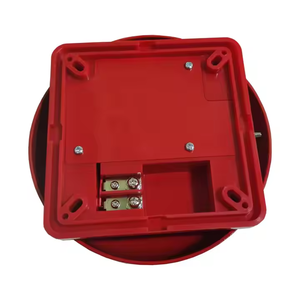 Sirène d'alarme <span class=keywords><strong>incendie</strong></span> intérieure de haute qualité de 6 pouces, résistante aux intempéries, 12 V 24 V, électrique, rouge, équipement de lutte contre l'<span class=keywords><strong>incendie</strong></span>, accessoires - Product Image 3