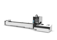 Machine de découpe laser à fibre CNC 3KW pour tuyau et tube refroidi à l'eau Cypcut Control Delta Servo Motor AI/BMP pris en charge
