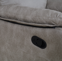 Fauteuil inclinable en cuir, fauteuil inclinable manuel, canapé simple pour salon, chambre à coucher, détente à domicile