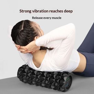 Rouleau de massage électrique professionnel pour relaxation musculaire, équipement de yoga, amincissement des jambes, colonne de massage à picots, masseur corporel - Product Image 1