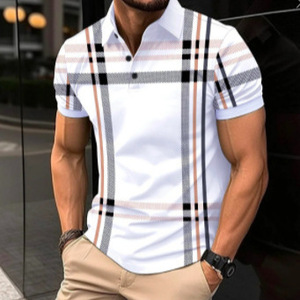 Polo da Golf Estive da Uomo in Jacquard a Maniche Corte, Casual, Personalizzabili con Stampa Goth, Asciugatura Rapida - Vendita all'Ingrosso - Product Image 2