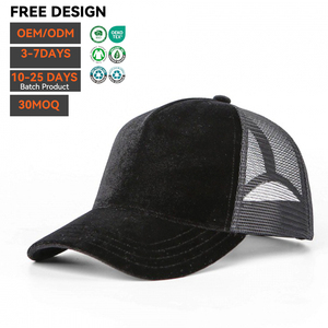 Gorra Trucker de Moda de 5 Paneles de Lona y Malla de Espuma de Alta Calidad con Logotipo Personalizado Bordado para Viajes y Actividades al Aire Libre OEM para Hombre - Product Image 2
