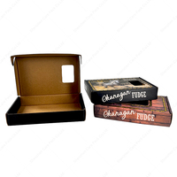 Caja de Envío Corrugada Ecológica Personalizada con Forma de Avión, Grabado en Relieve, Impresión Interior a Todo Color, Separador de Papel, Caja de Regalo con Cierre Automático