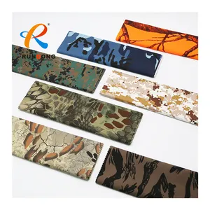 Rundong Digital Fabrics Woodland Wholesale Twill Polyester / Cotton Work wear Camouflage ripstop fabric
