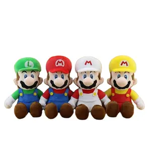 Super mario brinquedo de pelúcia, personagens do mario bros, jogo de dinossauro, anime, boneca de pelúcia personalizada, presentes de aniversário, 30cm