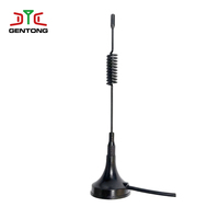 Antenne de véhicule magnétique à ressort flexible, étanche, à gain élevé, avec ventouse verticale