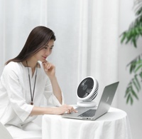 Mini ventilateur de bureau d'été, ventilateur mural rechargeable par USB, ventilateur de table portable