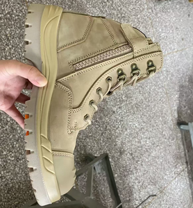 Bottes tactiques montantes SFB85 803 pour hommes, couleur sable, avec embout anti-collision, résistantes à l'usure, antidérapantes, pour la randonnée en extérieur - Product Image 2