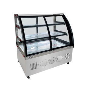 Hoogwaardige Roestvrijstalen Commerciële Koelkast Showcase Multi-Deck Cake Vriezer Display Met Led Verlichting - Product Image 6