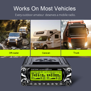 2023 Zastone D9000 50W <span class=keywords><strong>Radio</strong></span> CB mobile pour voiture, portée 50 km, double bande (aérienne), 136-174/400-520MHz, FCC CE, grand écran, FM - Product Image 6