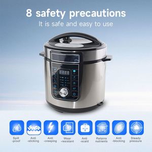 Cuisinière multifonction électrique 6L 8L, autocuiseur intelligent numérique 5 litres 10 litres, fabriqué en Chine avec certifications CB CE - Product Image 3