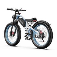 Vélo électrique hybride VTT tout-terrain à double moteur Duotts N26 48V 20AH avec pneus larges pour route, neige et montagne – Entrepôt US/UE