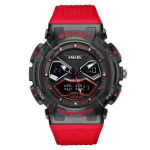 <span class=keywords><strong>Montre</strong></span> de sport pour <span class=keywords><strong>homme</strong></span> SMAEL 8073, <span class=keywords><strong>montre</strong></span> résistante, lumineuse, multifonctionnelle, <span class=keywords><strong>montre</strong></span>-bracelet à double affichage, <span class=keywords><strong>montre</strong></span> numérique à quartz - Product Image 2