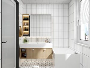 Haute qualité 100x300mm 4x12 pouces blanc pur mat Surface unie bord pressé cuisine et salle de bain carreaux et carreaux muraux en céramique - Product Image 4