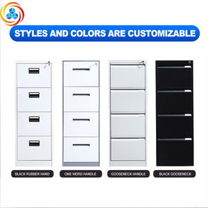 Armoire à dossiers à fixation au sol avec serrure à clé et verrou à came - Product Image 5