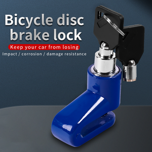 Antivol de <span class=keywords><strong>moto</strong></span> 3 couleurs pour scooter et vélo, <span class=keywords><strong>disque</strong></span> de frein de sécurité antivol avec clé - Product Image 4