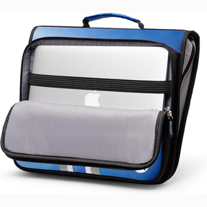 BSCI Luxury Insulated Durable 3-<b>Ring</b> <b>Binder</b> with Zipper Closure Shoulder Strap Handle 600 Sheets Capacity for Office - Product Image 3