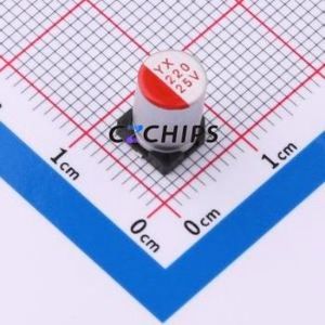 SPT1EM221E09TRVZC ตัวเก็บประจุแบบแข็ง SMD, ขนาด D6.3xL9 มม. ( ความจุ: 220uF ) ( ความแม่นยำ: 20% แรงดันไฟฟ้าที่กำหนด: 25V ) - Product Image 1