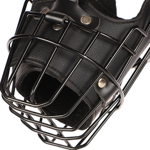 Bozal para Perro al por Mayor, de Cuero y Metal, en Varios Tamaños, para Perros Grandes y Entrenadores de Perros - Product Image 5