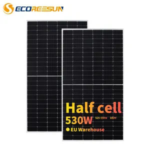 Ecoreesun โซลาร์เซลล์500วัตต์ pannelli solarie 150วัตต์ inmetro hjt shingeld สีดำแสงอาทิตย์182มม. 550W