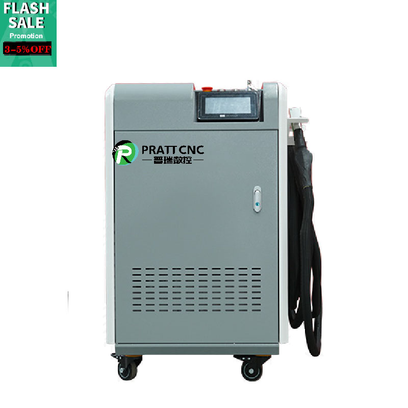 Портативный волоконно-лазерный сварочный аппарат Pratt с ЧПУ, 3 в 1, Ручной Волоконно-лазерный сварочный аппарат с вращающейся головкой