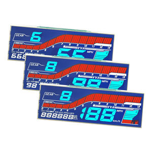 SCCdisplay kaynak fabrika özelleştirilmiş SJXDGW051 renk <span class=keywords><strong>7</strong></span>-<span class=keywords><strong>segment</strong></span> <span class=keywords><strong>LCD</strong></span> ekran parlama önleyici motosiklet enstrüman HTN <span class=keywords><strong>Segment</strong></span> ekran - Product Image 1