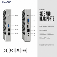 Sharerdp Fabrika Doğrudan Tedarikçisi Düşük Maliyetli X6620 X86 Celeron J1900 DDR3L VGA LAN OEM ODM Fansız Endüstriyel Mini Bilgisayar