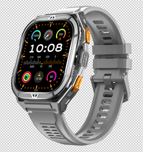 DF X5 2025 Smartwatch 1.96inch Amoled Compass Altitude Measure <b>Waterproof</b> Health Monitoring GPS Smart <b>Watch</b> for <b>Men</b> - Product Image 3