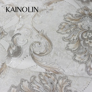 <span class=keywords><strong>Papier</strong></span> <span class=keywords><strong>peint</strong></span> <span class=keywords><strong>baroque</strong></span> damassé victorien 3D blanc et or, texturé, anti-moisissure, pour salon, cuisine, chambre, école, hôtel - Product Image 3