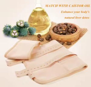 Paquete de envoltura de aceite de ricino orgánico reutilizable ajustable Material de nailon con kit de aceite de ricino con logotipo personalizado - Product Image 3