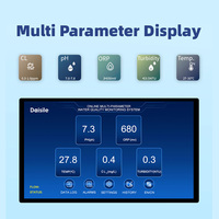 DSL-001/4 Analyseur numérique portable quatre-en-un de chlore résiduel, moniteur en temps réel pour l'eau des piscines