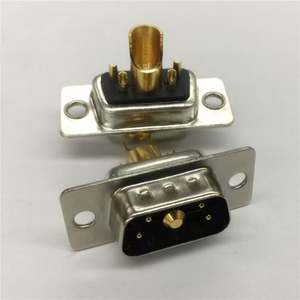 Connecteur mâle D-SUB 3V3 haute puissance avec contact en cuivre, courant élevé 15A, type à souder, IP60 pour connecteurs de câbles - Product Image 2