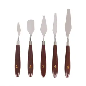 10Pcs Painting Knives Stainless Steel Spatula Artist Crafts