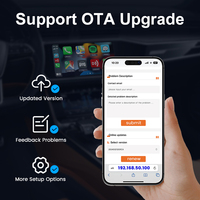 Mini5 Pro Adaptador Inalámbrico Android Auto Carplay USB AI Box Dongle WiFi GPS con Gran Memoria de Aplicaciones y Más Funciones para iPhone