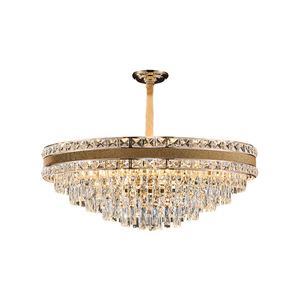 Lámpara de araña de cristal de lujo para sala de estar, dormitorio, Villa, Hotel, vestíbulo, banquete, colgante moderno medio, lámpara colgante para vestíbulo de Hotel - Product Image 1