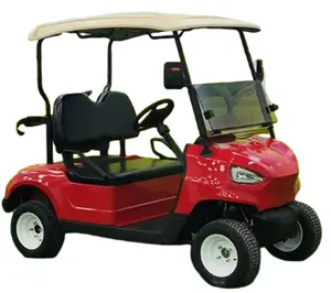 Nice Quality Golf Cart 2 Seats Simple Single Mini Golf Buggy 4 Wheels Electric Golf Cart