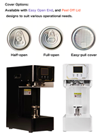 Machine à sceller les boissons semi-automatique électrique de haute qualité haute efficacité pour les boîtes en plastique en conserve lait Soda spécial