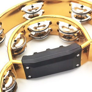 Tambourin à double rangée Orff pour l'éducation musicale précoce, jouet à agiter à la main, hochet, aide pédagogique pour bébé, à saisir facilement - Product Image 6