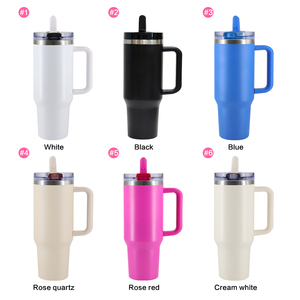 Custom per Stanllyyem tazza 40Oz con manico stainllyem acciaio viaggio tazza bicchierino Isolato Vaso Aislado Gobelet Isotherme - Product Image 2