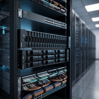 Serveur de stockage Lenovo ThinkSystem DE2000H 2U24 SFF, 24 baies pour SSD/HDD SAS 2,5 pouces, idéal pour la virtualisation et les charges de travail de base de données