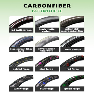 Volante Sportivo in Fibra di Carbonio e Pelle per <span class=keywords><strong>Peugeot</strong></span> 4008 Modello M4 con Funzionalità Comfort - Product Image 5