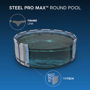 <span class=keywords><strong>Piscina</strong></span> <span class=keywords><strong>Bestway</strong></span> 56418 Redonda Grande de 2417 Galones con Marco Metálico, <span class=keywords><strong>Piscina</strong></span> Familiar de PVC para Jardín, <span class=keywords><strong>Piscina</strong></span> Elevada Portátil para Exteriores - Product Image 2