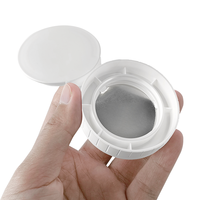 Emballage de soins de la peau anti-déversement, couvercle en plastique à Double paroi avec Valve en Silicone, bouteille à presser, bouchon rabattable