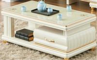 Ensemble de table basse carrée pour salon, design moderne chinois, table basse pour la maison, 3 ans, rectangle, 0.11