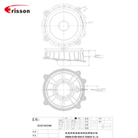 OEM/ODM Model 3/Y 6.5 İnç Plastik 3 Yollu Tweeter Tam Aralıklı Woofer 100W Siyah Araba Kapı Hoparlörleri Arka Kapılar İçin
