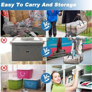 Sacs de rangement extra larges transparents et robustes avec sangles de sac à dos poignées solides fermetures à glissière collège voyage stockage de noël <span class=keywords><strong>Movin</strong></span> - Product Image 6