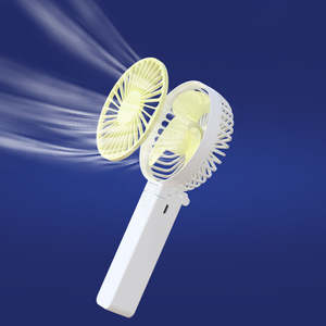 Ventilateur de poche pliable portable, mini ventilateur de bureau rechargeable par USB, logo personnalisable - Product Image 4