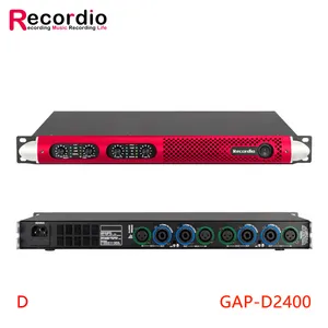 GAP-D2400 Professionelle 600W * 4 Power Amp 1U Klasse D Sound Digitalen Power Verstärker