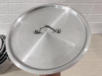 Batterie de Cuisine Classique en Alliage d'Aluminium, Ensemble de 5 ou 10 Pièces (16cm, 18cm, 20cm, 22cm, 24cm) – Casseroles et Faitouts de Cuisine en Gros
